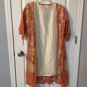 Classic dress with zippered back